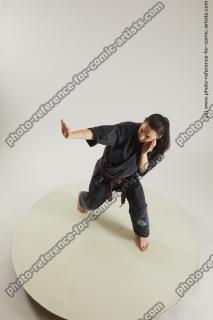 Ronda Kimono Fighting Pose